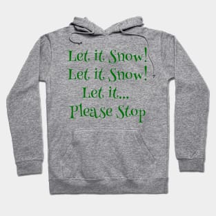 Snowy Sentiments: A Flurry of Emotions Hoodie